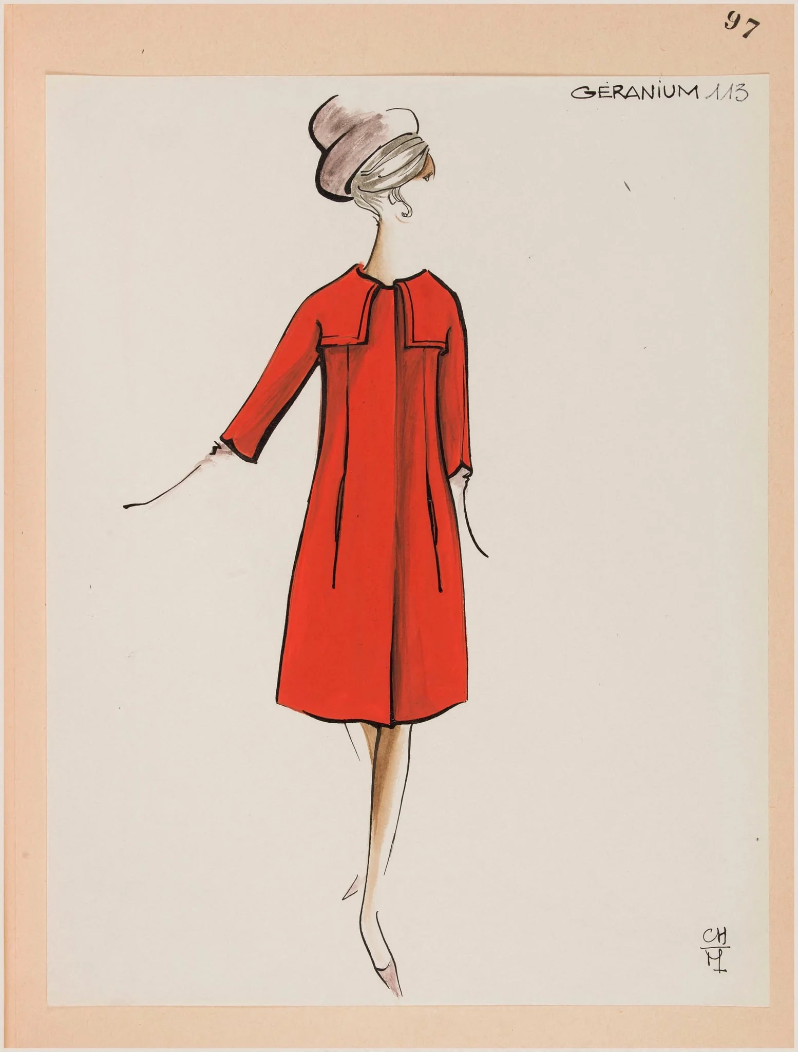 Géranium, by Marie-Louise Carven, 1963