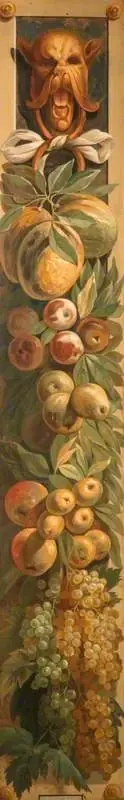 Fruits and Flowers (copy of a painted border in the Palazzo Ducale, Mantua)