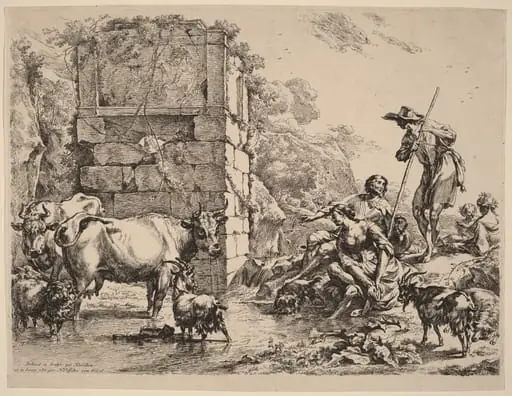 Cow Drinking