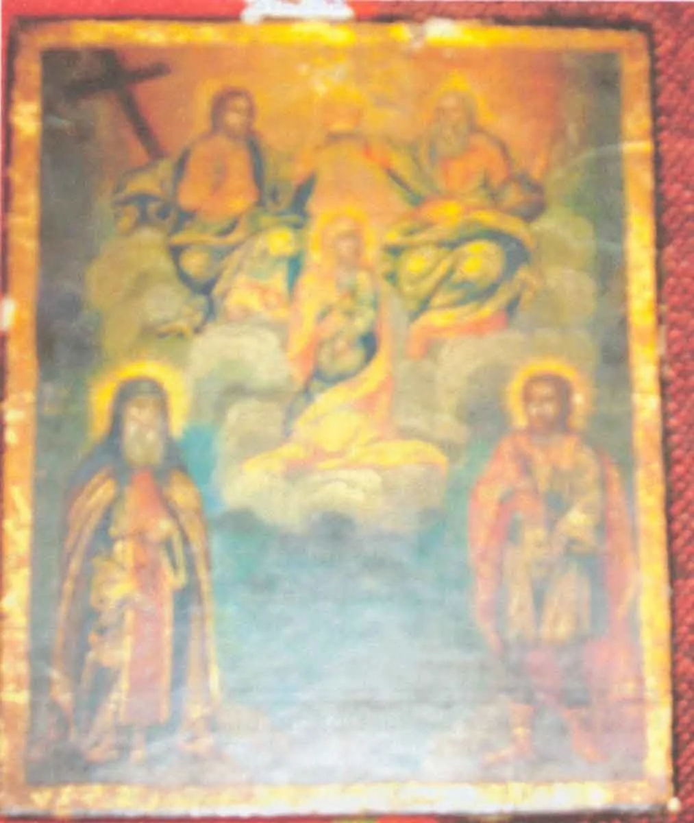 Încoronarea Maicii Domnului, by Unknown, 1855