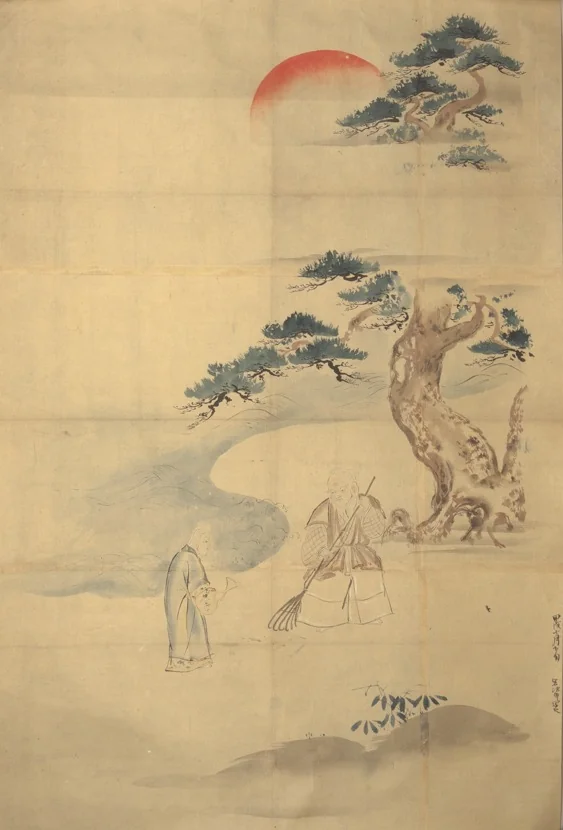 Japanese Drawing, by Unknown, unspecified, 1816