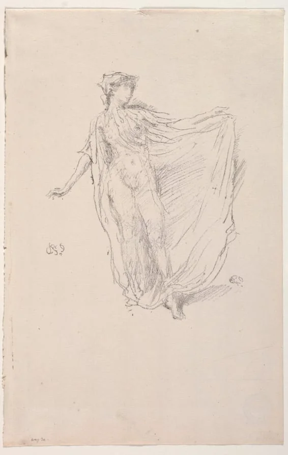 The Dancing Girl, by James McNeill Whistler, 1890