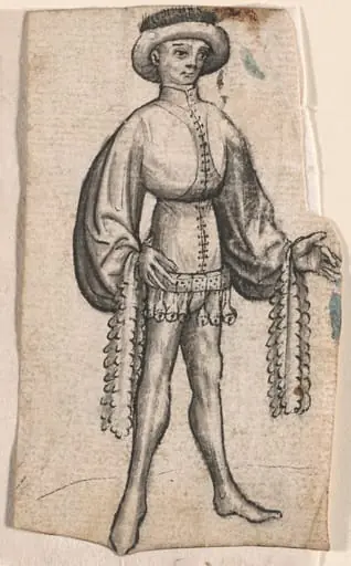 A Standing Courtier