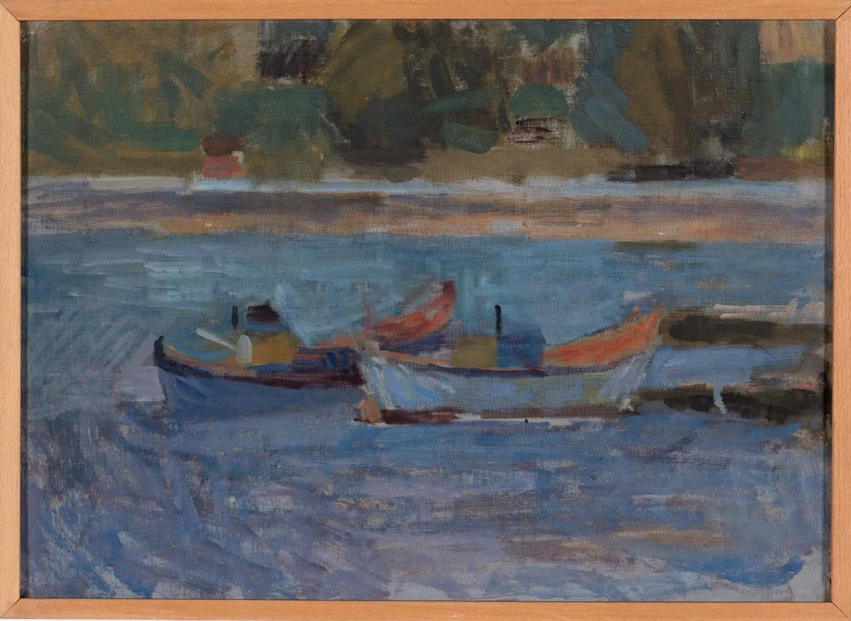 Outdoor study, by Kostas Papadopoulos, 1963