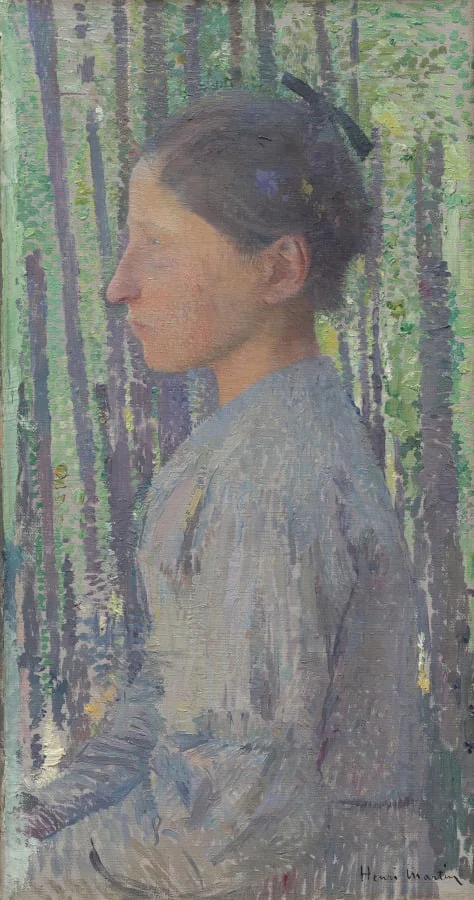 Woman in Profile, by Henri-Jean Guillaume Martin, unspecified, 1889