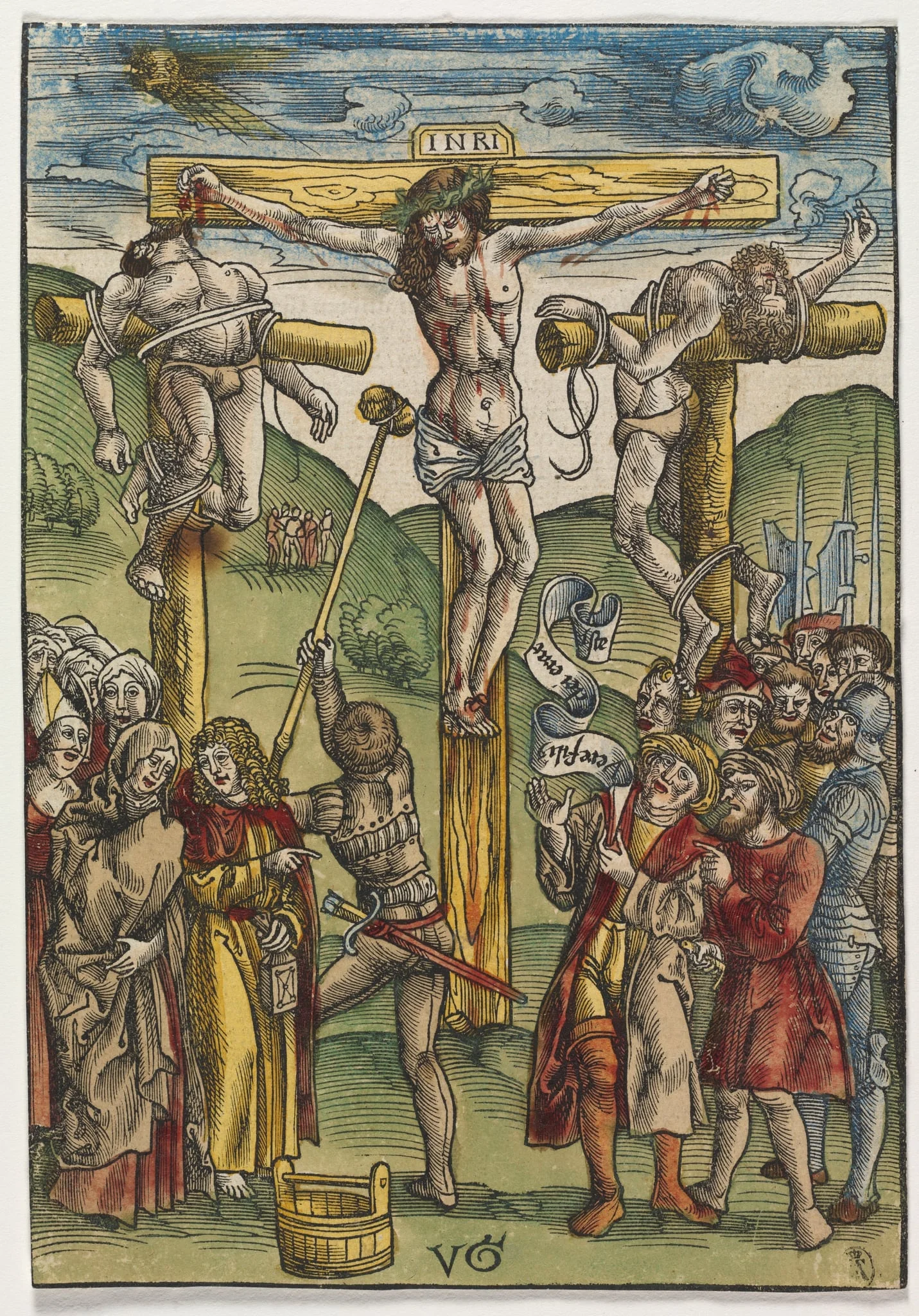The Passion:  The Crucifixion, by Urs Graf the Elder, 1508