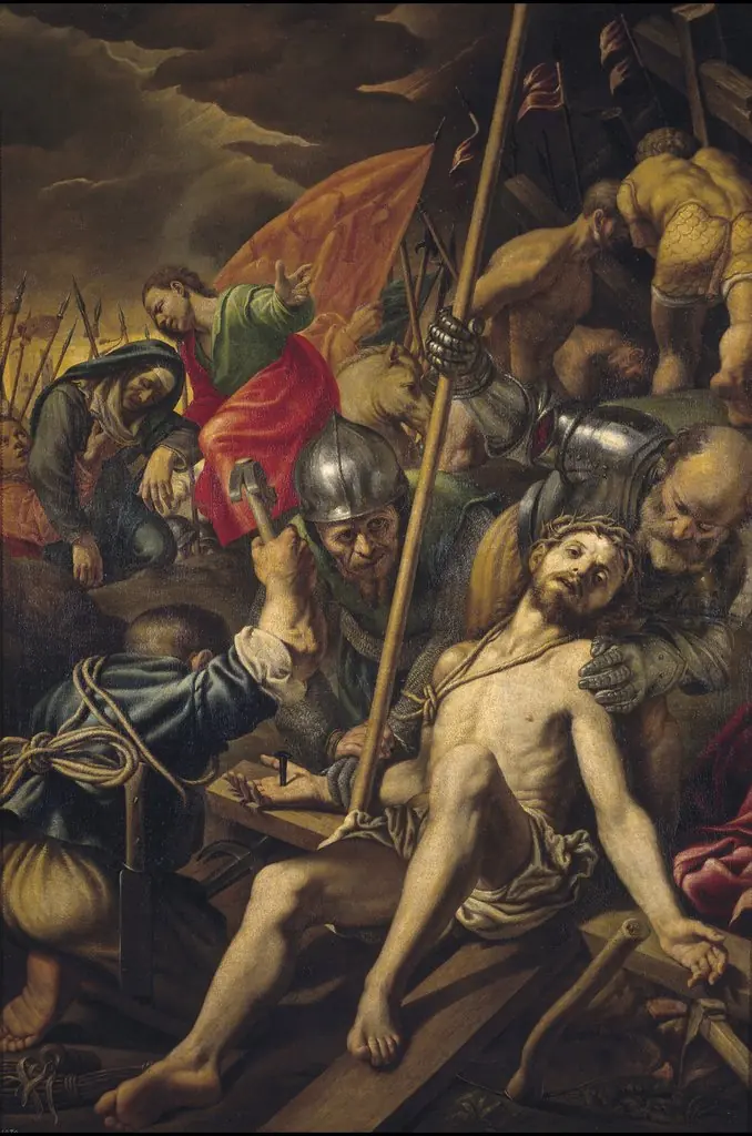 Christ nailed to the Cross
