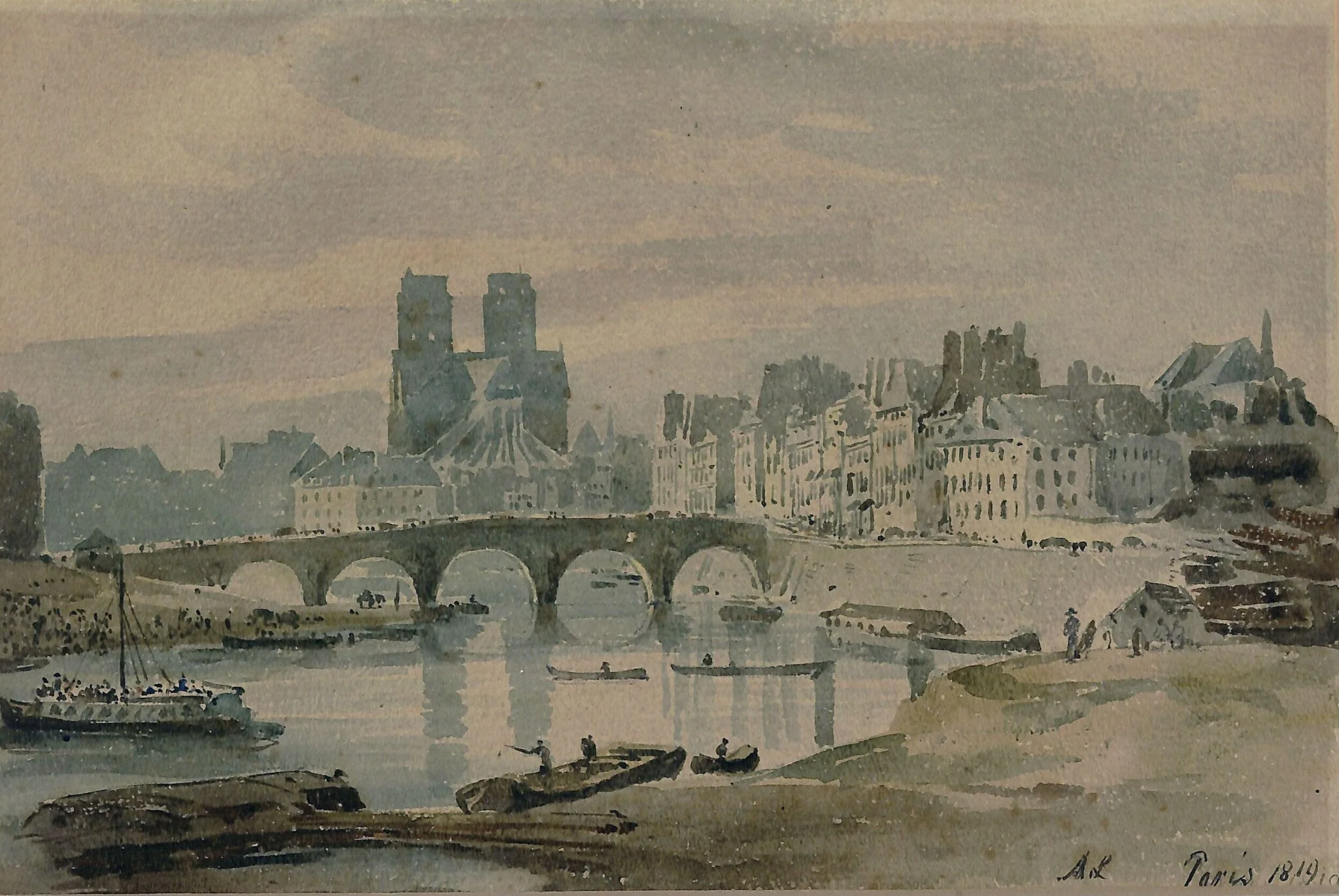 Notre Dame from the Ile St. Louis
