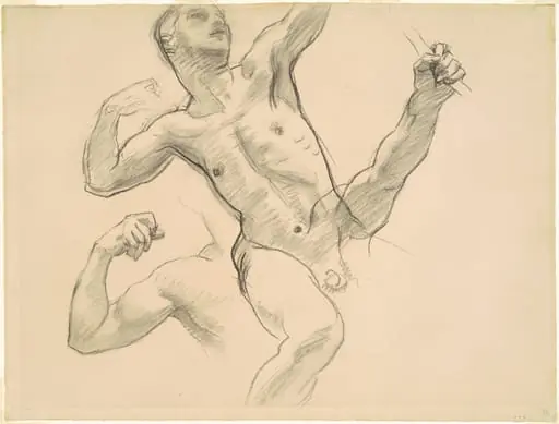 Studies of Achilles for "Chiron and Achilles"