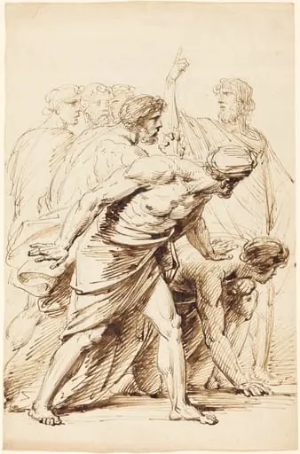 Seven Men in Antique Dress