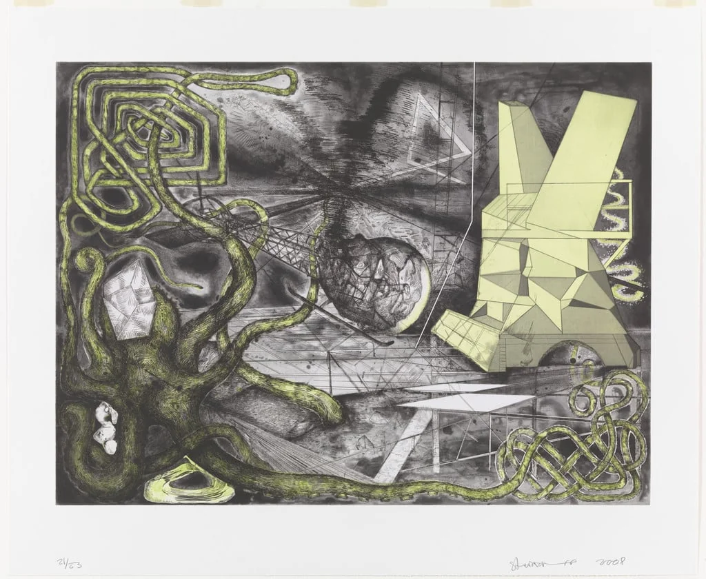 Untitled, by Steve DiBenedetto, ink, 2008