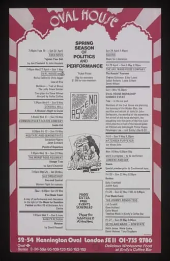 Oval House poster