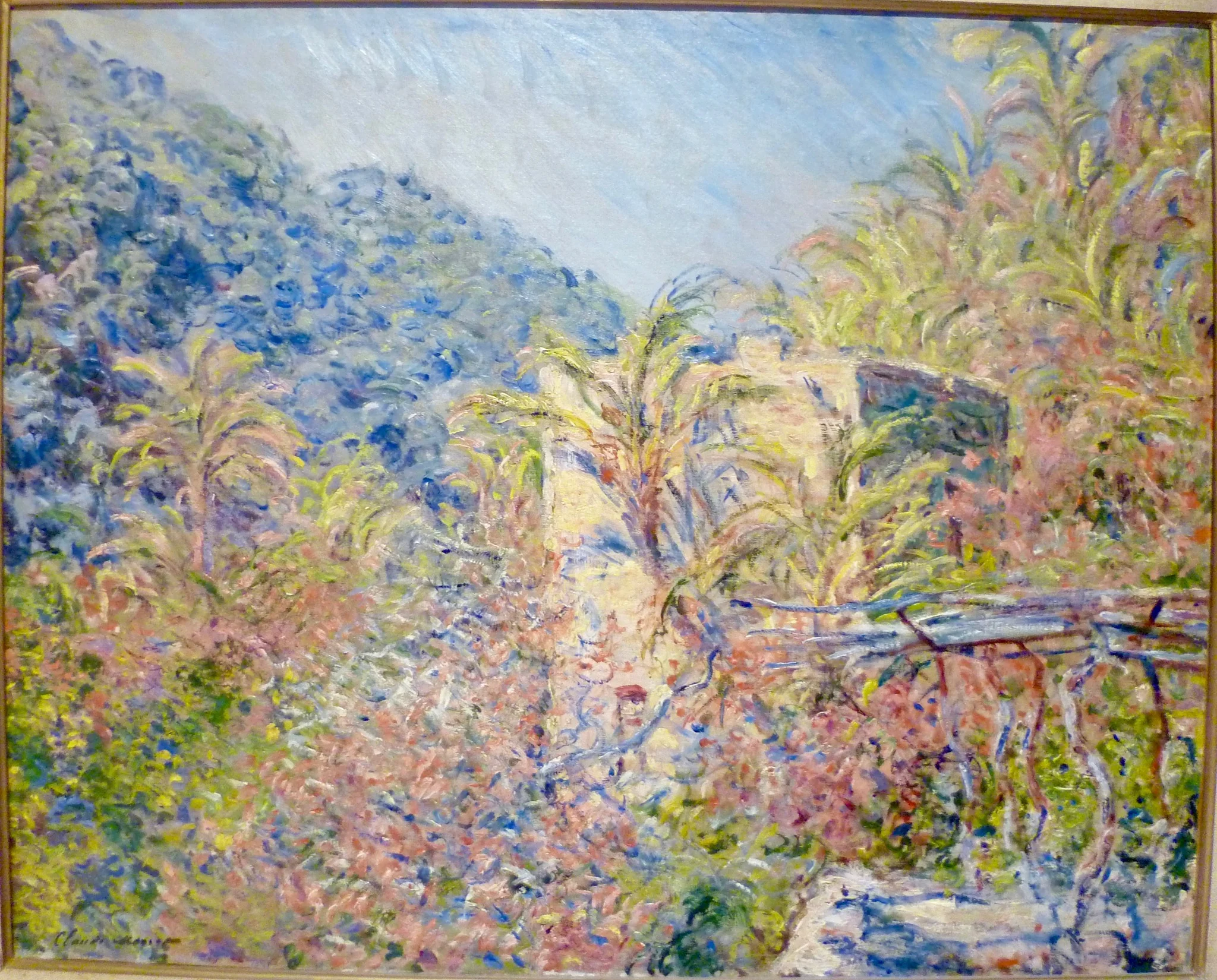 Valley of Sasso. Sunlight effect, by Claude Monet, oil, 1892