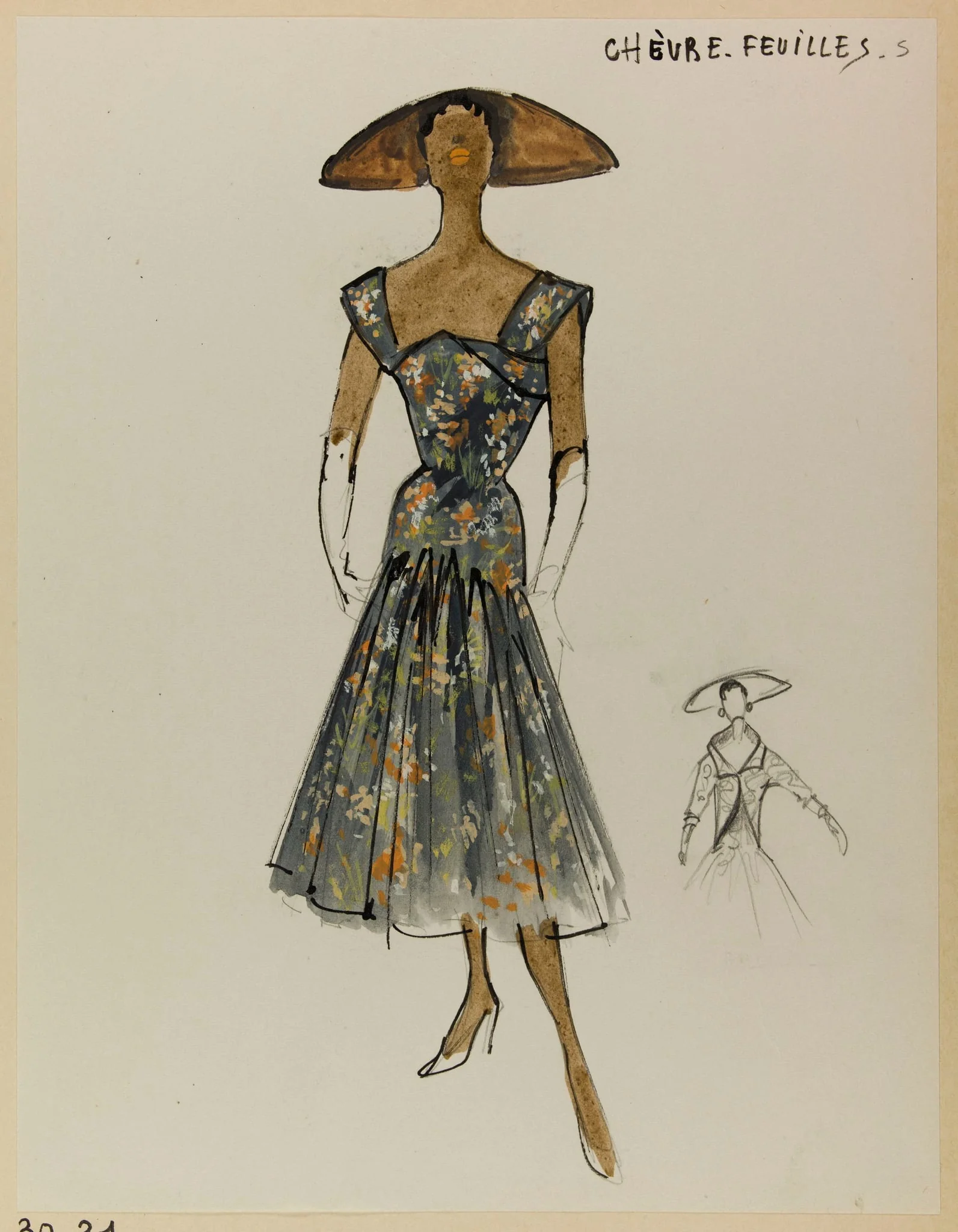 Chèvrefeuilles, by Carven, 1953