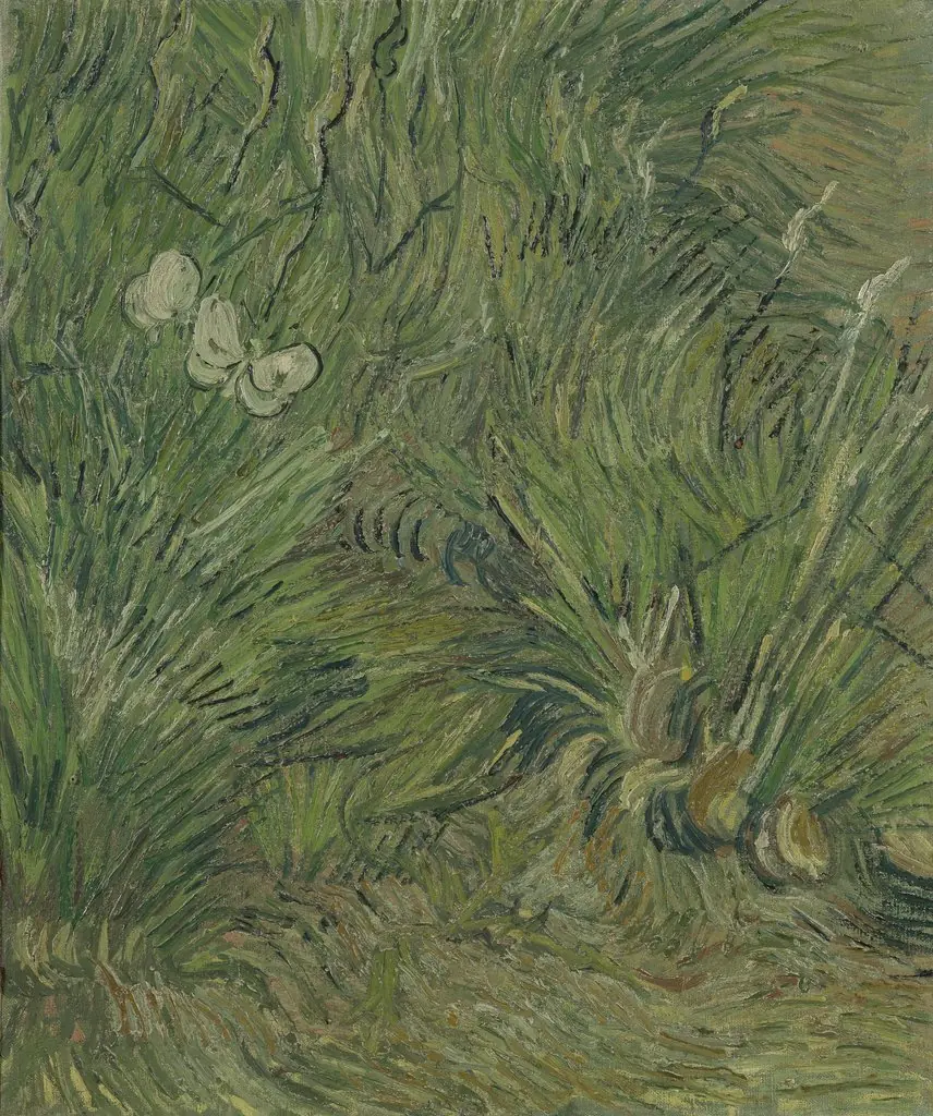 Garden with Butterflies