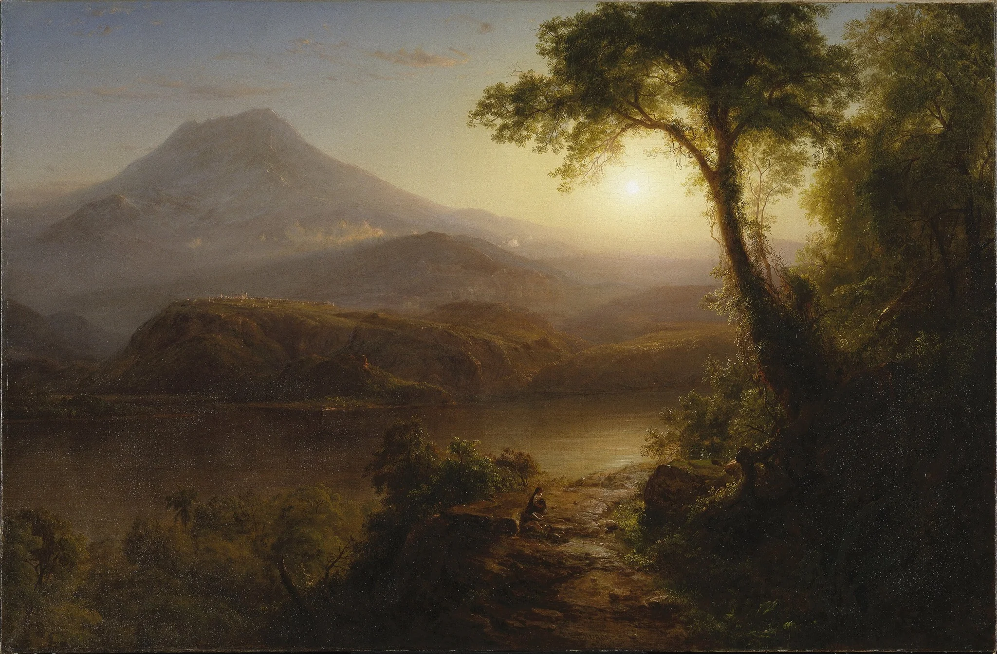 Tropical Scenery, by Frederic Edwin Church, oil, 1873