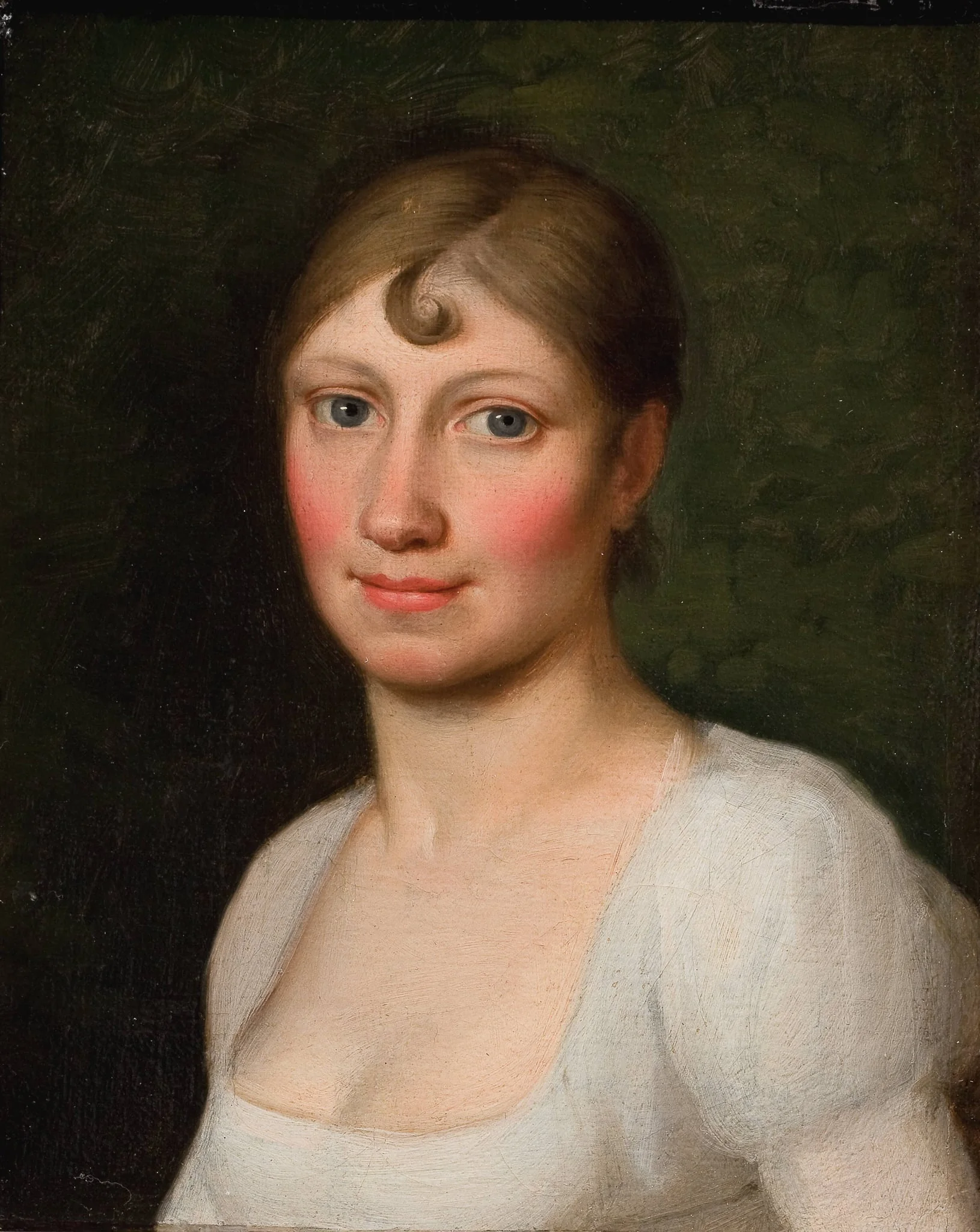 Christine Rebekka Eckersberg, f. Hyssing, kunstnerens første hustru, by Unknown artist, 1809