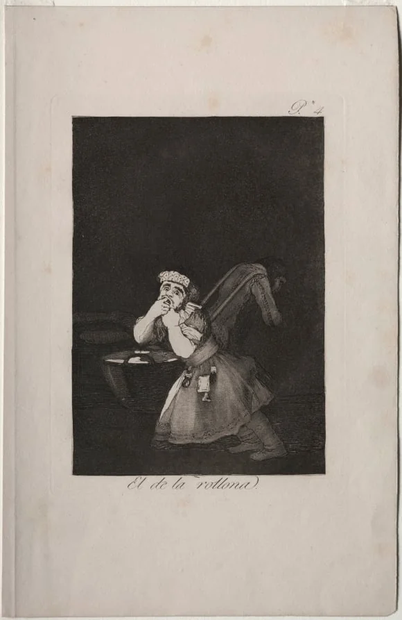 Nanny's Boy, Plate 4, by Francisco Goya, 1799