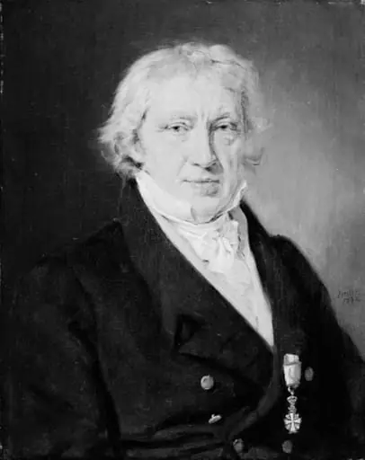 Portræait of Søren Nicolaus Johan Bloch, Headmaster at Roskilde Cathedral School