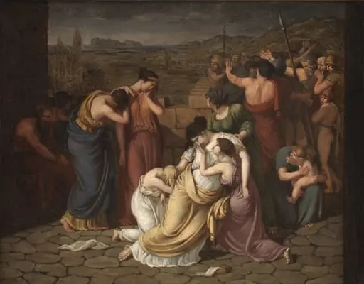 Andromache in Despair at the Sight of Hector's Body