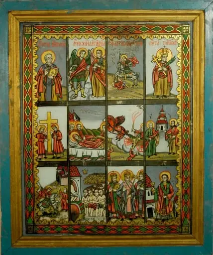 prăznicar cu sfinți