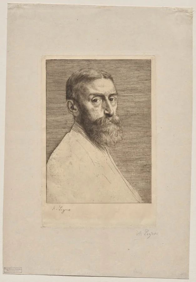 Sir Edward Poynter, by Alphonse Legros, 1877