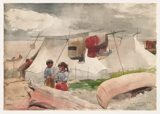 Indian Camp, Roberval, P.Q.