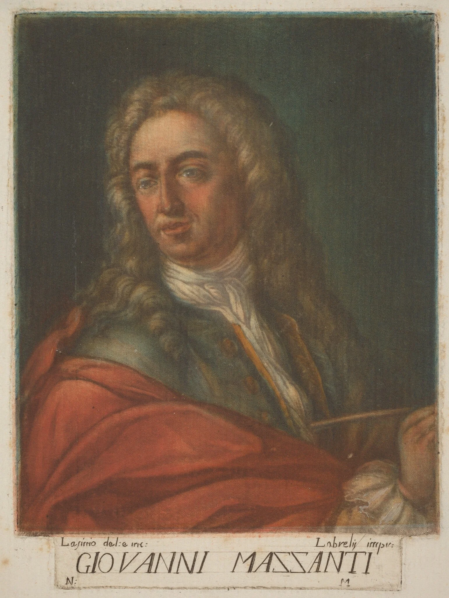 Giovanni Mazzanti, by Carlo Lasinio, ink, 1789