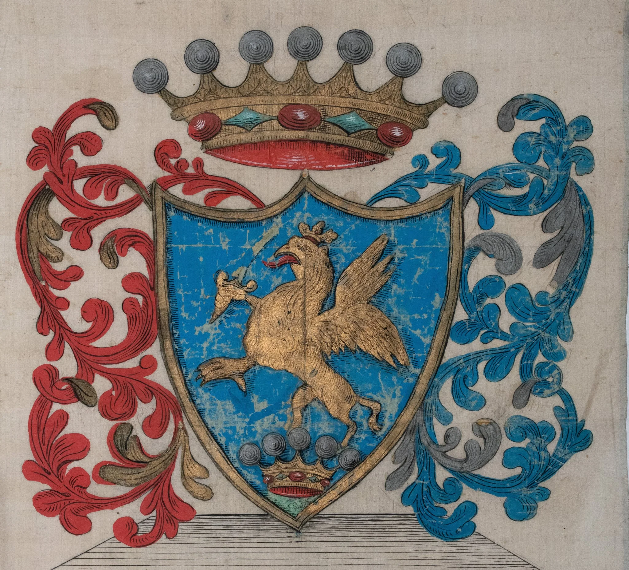 Blazonul funerar a văduvei baronului László Kemény din Mănăstireni, născută baronesa Ágnes Bánffy de Losontz, by Unknown, unspecified, 1837