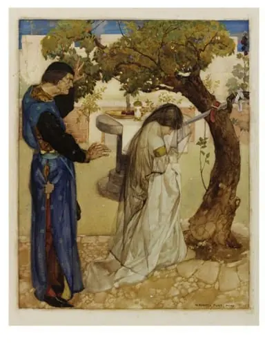 Illustration to 'Le Morte d'Arthur', book 9, chapter 20