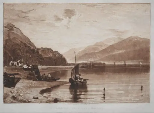 Liber Studiorum:  Inverary Pier, Lock Fyne, Morning