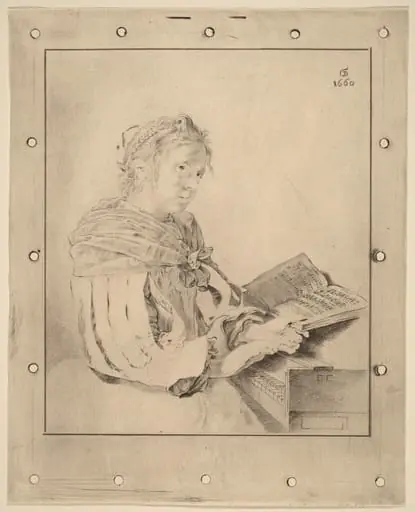 Young Girl at the Keyboard