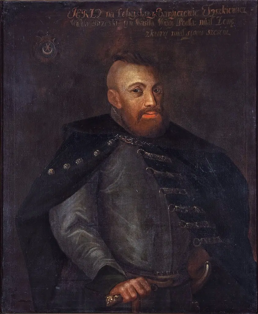 Portrait of Jerzy Tyszkiewicz, Leliwa coat of arms (?–1576), voivode of Brest
