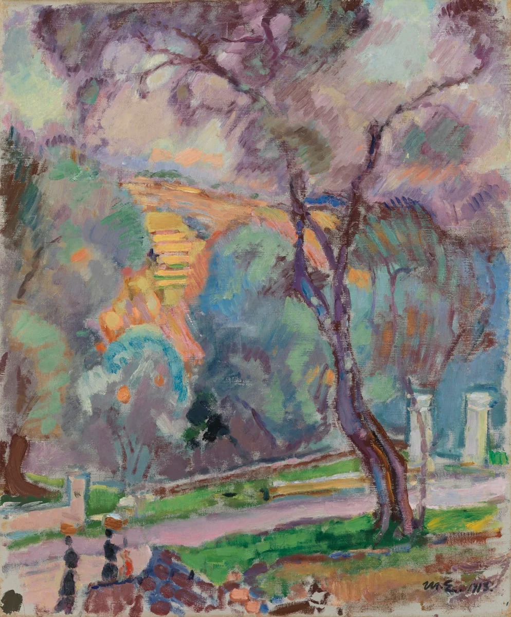 Puistokuva San Remosta, by Magnus Enckell, unspecified