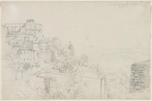 Saint Agostino from Bulagajo, Perugia (San Agostino dalla parte del Bulagajo, Perugia)