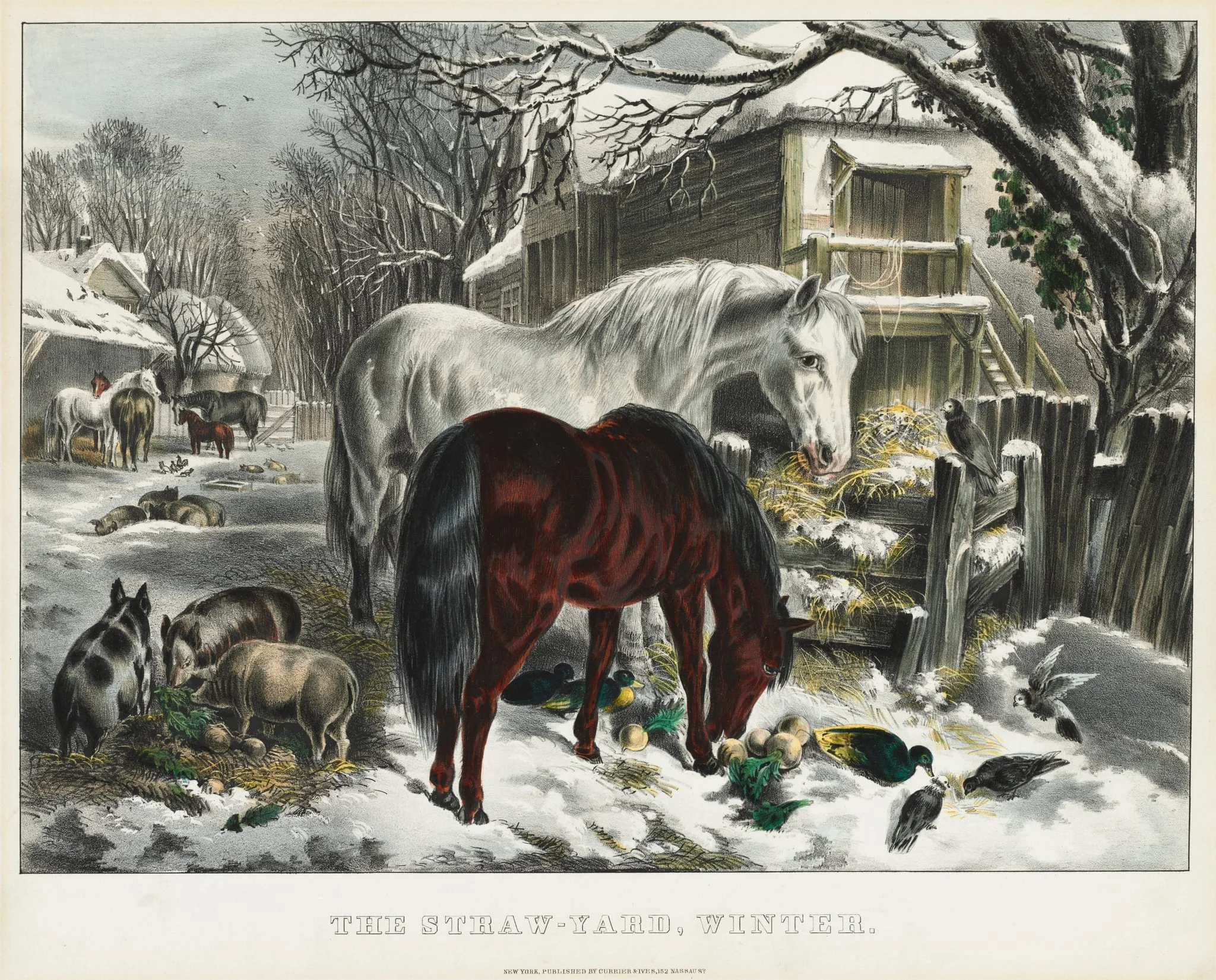 Straw-yard, Winter