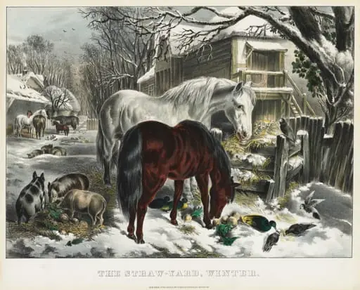 Straw-yard, Winter