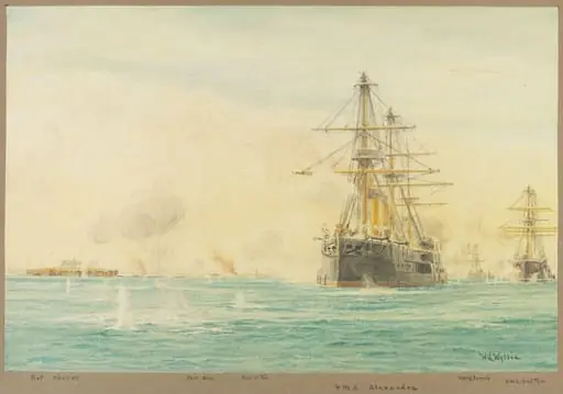 The Bombardment of the Forts of Alexandria