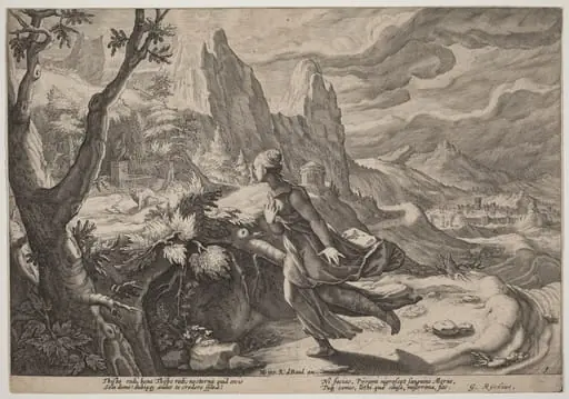 Thisbe Frightened by the Lion