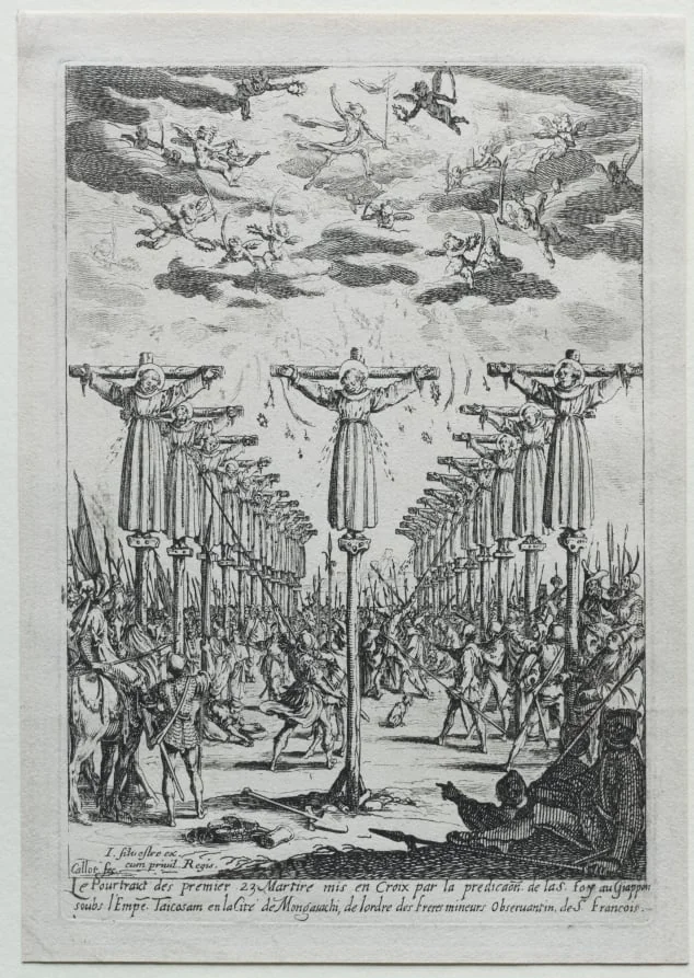 The Martyrs of Japan, by Jacques Callot, 1627