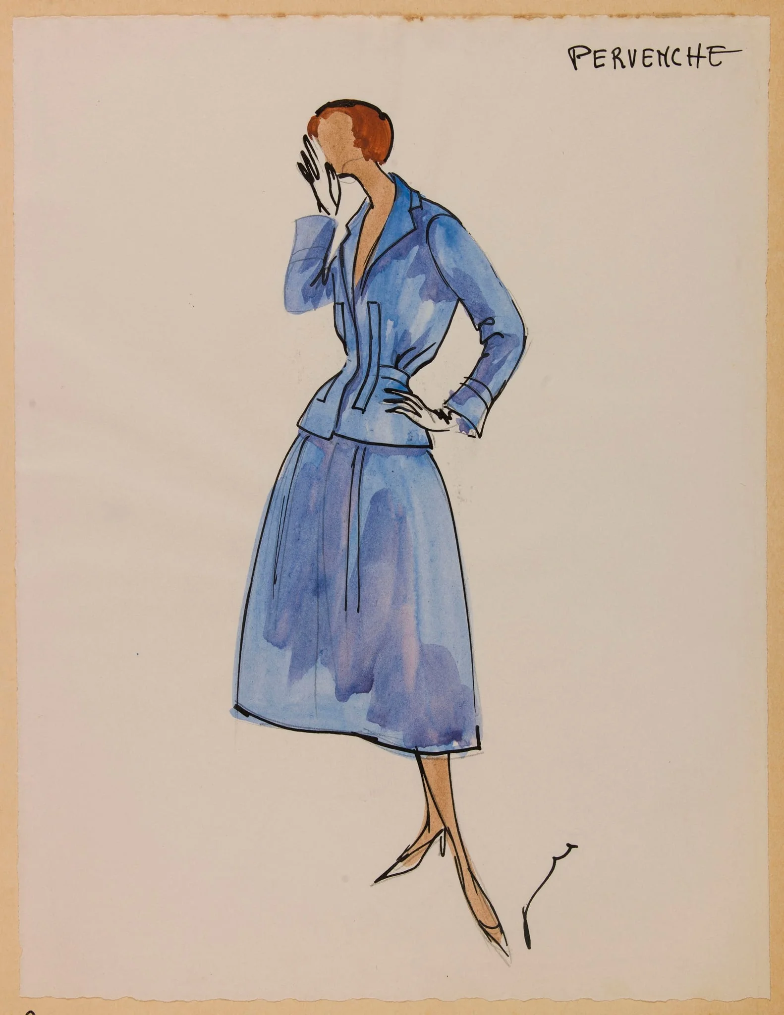 Pervenche, by Marie-Louise Carven, 1956