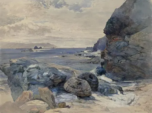 Coast scene, Polpeer, Cornwall
