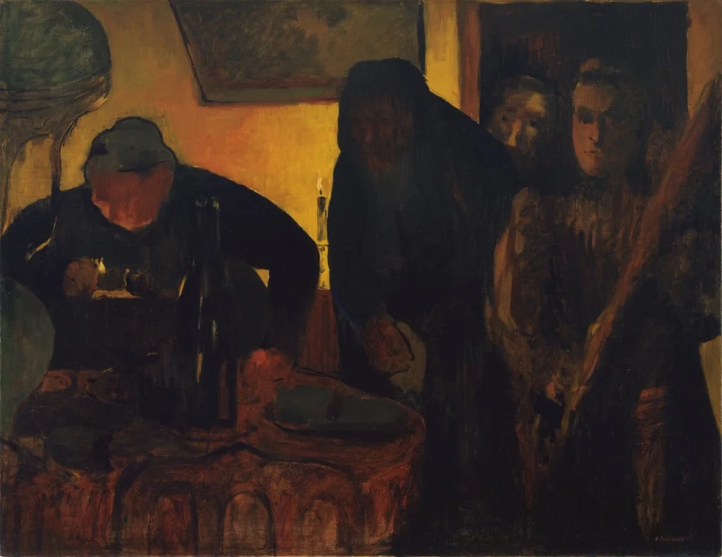 Untitled, by Édouard Vuillard, oil, 1889
