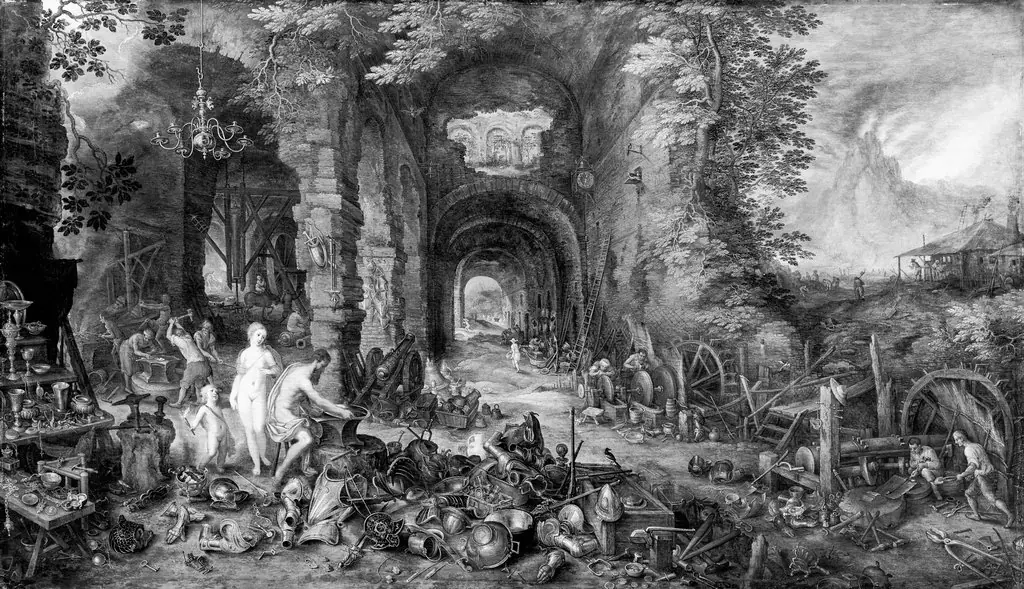 The forge of the volcano