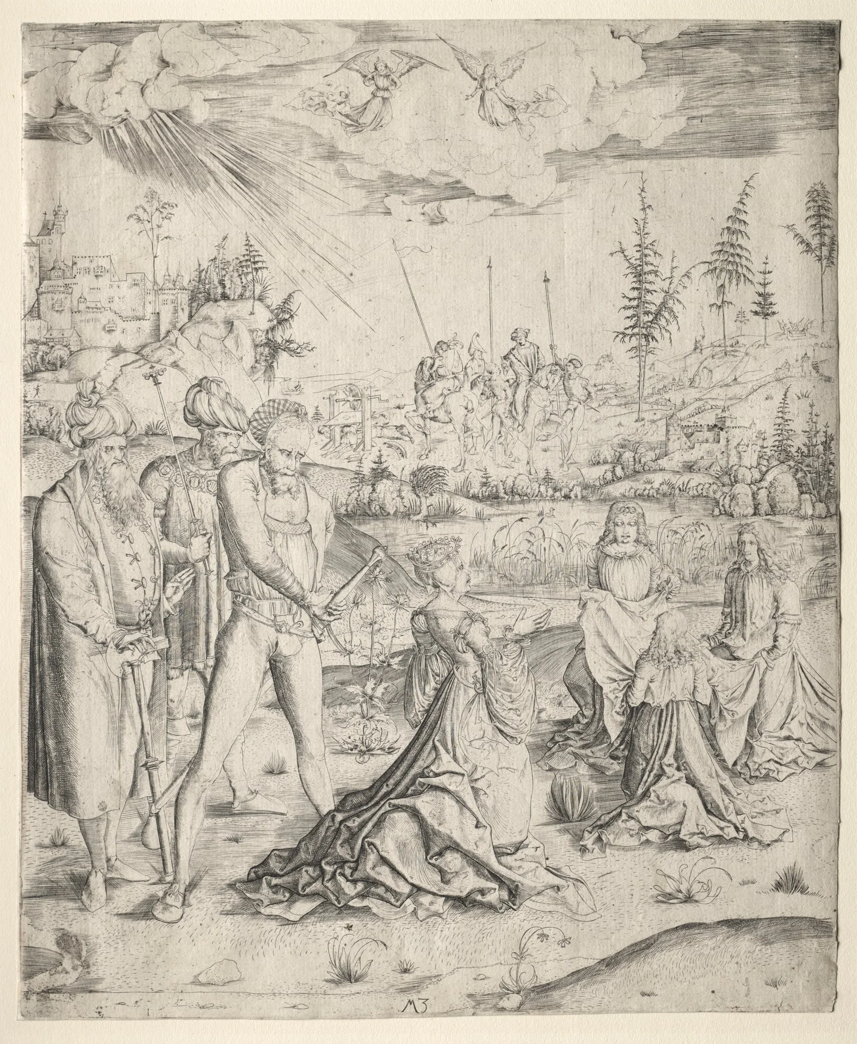 The Martyrdom of St. Catherine, by Master MZ, 1502