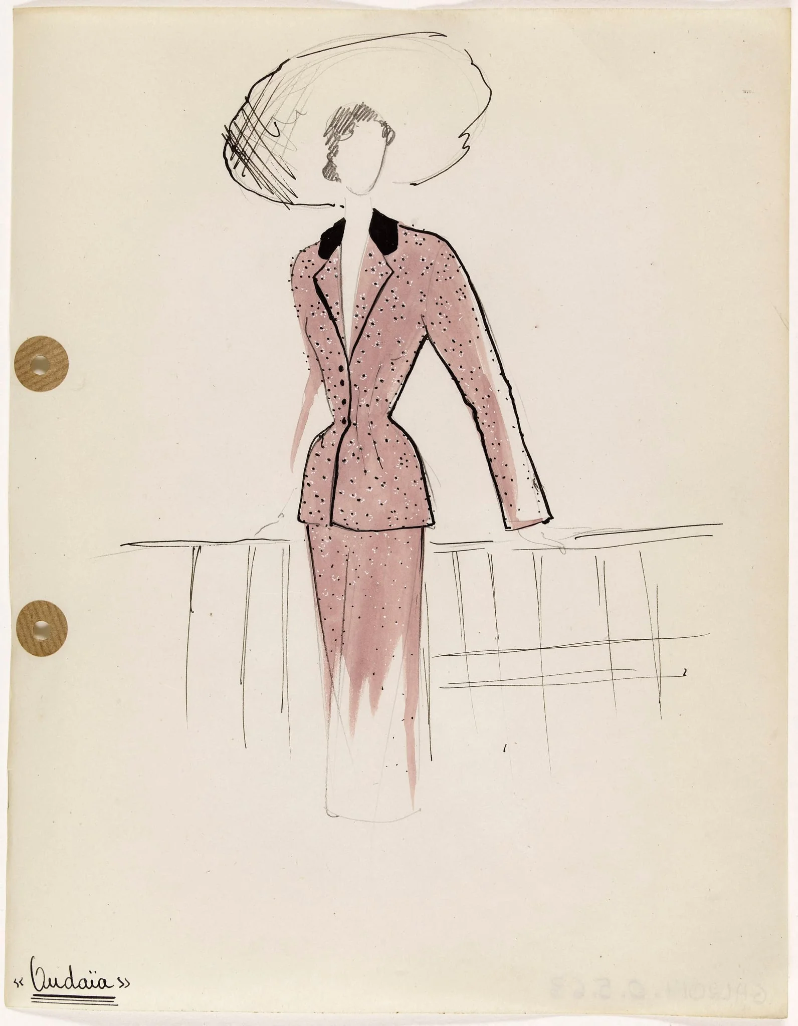 'Oudaïa', by Marie-Louise Carven, 1949