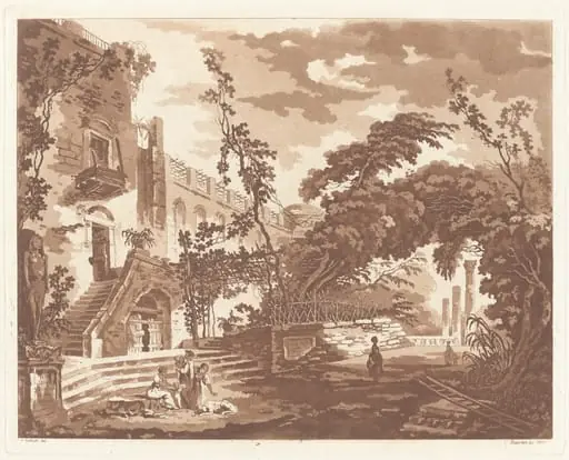 Entrance of the Temple of Serapis at Pozzuoli