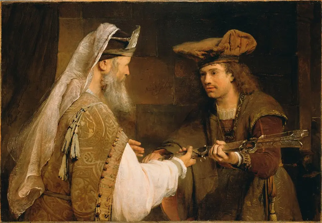 Ahimelech Giving the Sword of Goliath to David