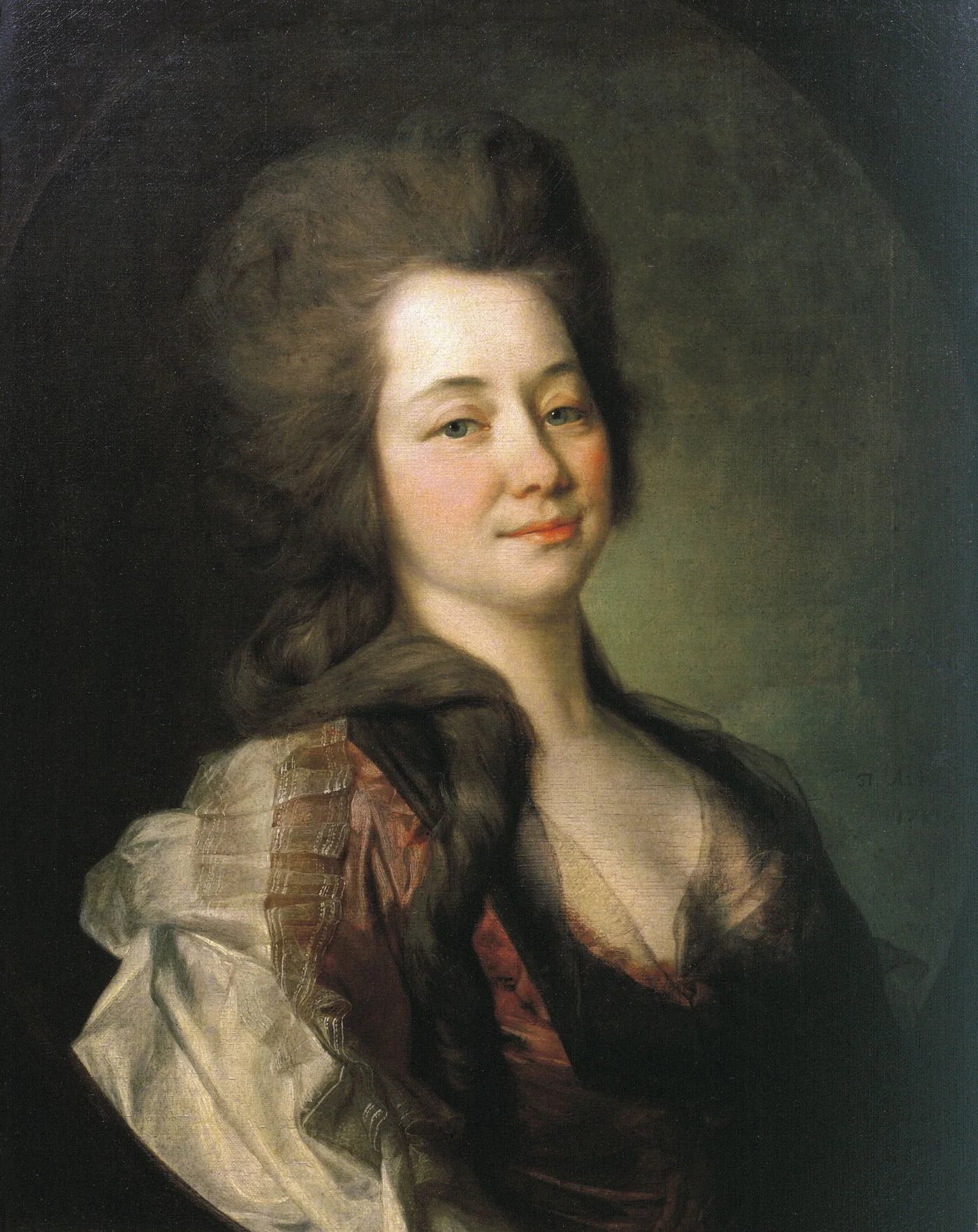 Portrait of Maria Alexeevna Lvova (Djakova) (1755-1807), by Dmitry Levitzky, oil, 1791