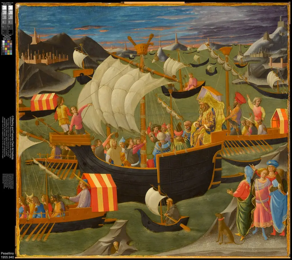 King Melchior Sailing to the Holy Land